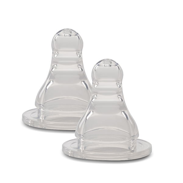 Wide Neck Flat Nipple Bottles Baby Bottle Nipple Medium Size Pack