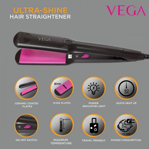 how to use vega straightener