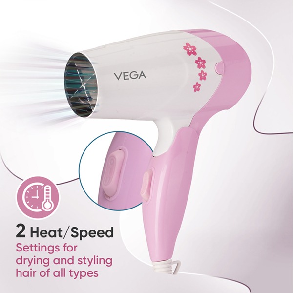 Buy Insta Glam 1000 Watt Hair Dryer Online VHDH-20 VEGA