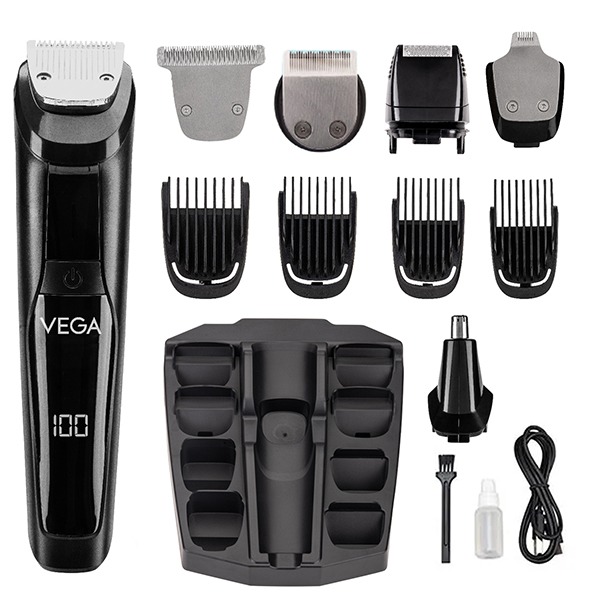 Vivaria repro1945 セット90×45×45 Vega 9-in-1 Multi-Grooming Set – All-in-One Beard, Hair & Body Trimmer