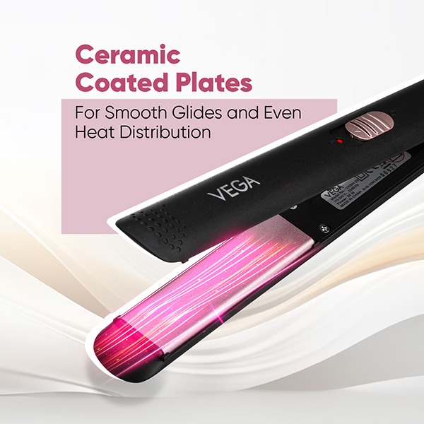 Buy Vega X-Shine Hair Straightener Online | Smooth Ceramic Plates